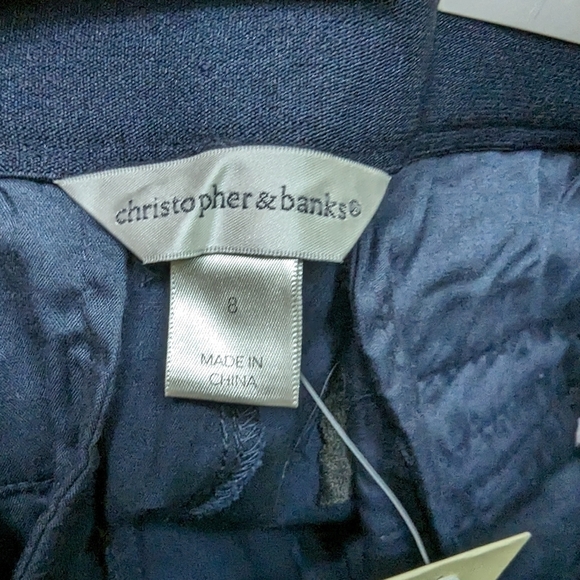 Christopher & Banks NWT Classic Fit Bermuda Sz 8 - Picture 8 of 10
